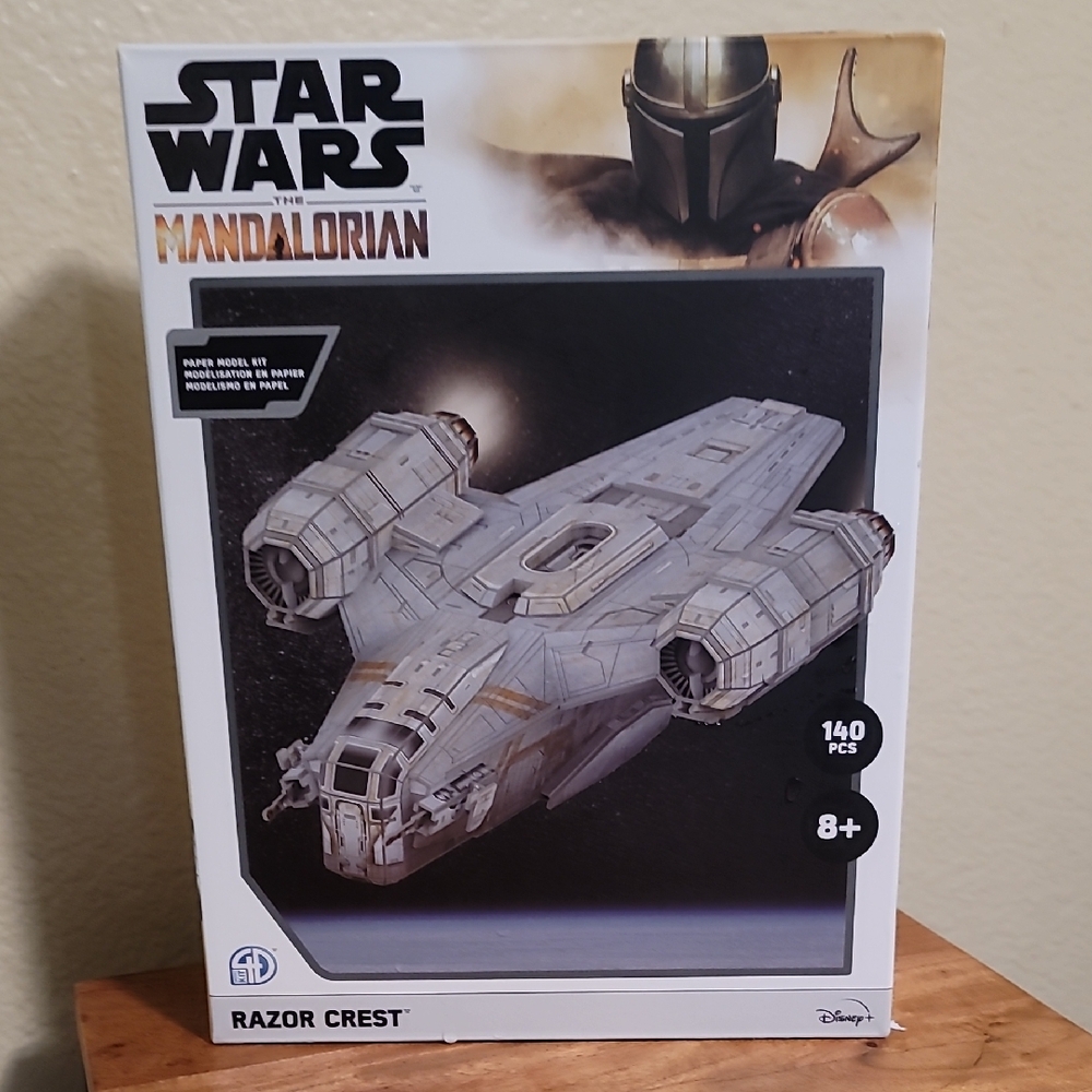 Mandalorian Razor Crest Model Kit - Gray By Disney